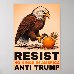 Keine Könige in Amerika Anti-Trump Poster