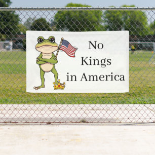 Keine Könige in Amerika Anti-Trump-Protest Banner