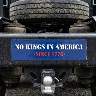 Keine Könige in Amerika Autoaufkleber