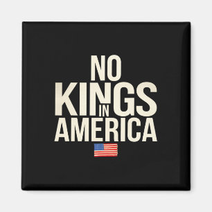 Keine Könige in Amerika Demokratie die Staaten una Magnet
