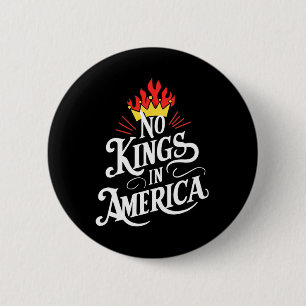 Keine Könige in Amerika Demokratie Gericht entsche Button