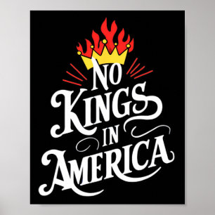 Keine Könige in Amerika Demokratie Gericht entsche Poster