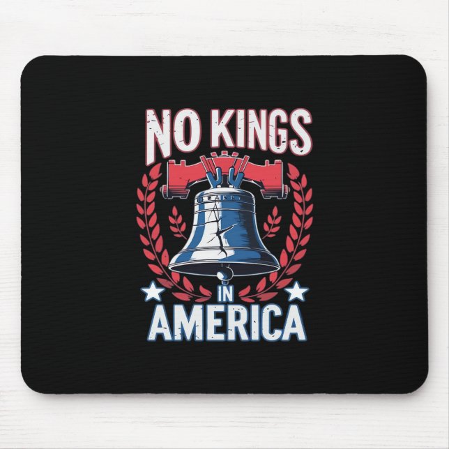 Keine Könige in Amerika Design Klassische Künstler Mousepad (Vorne)