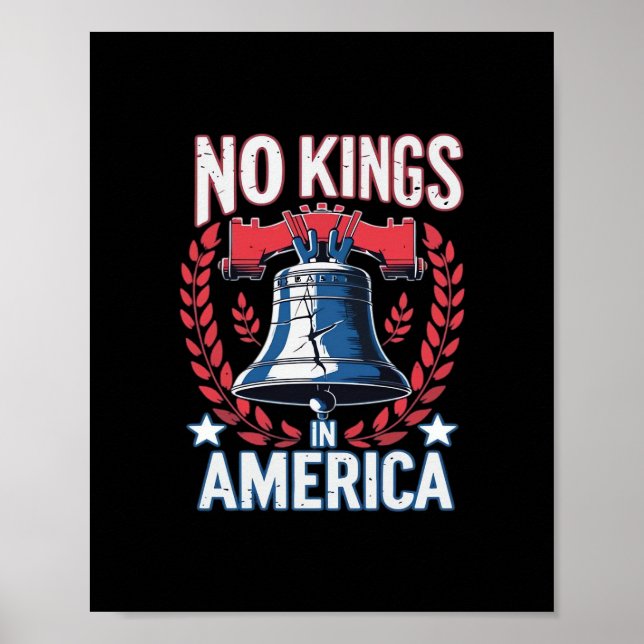 Keine Könige in Amerika Design Klassische Künstler Poster (Vorne)