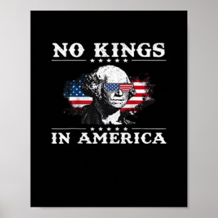 Keine Könige in Amerika Doge Klassischer Lustiger Poster