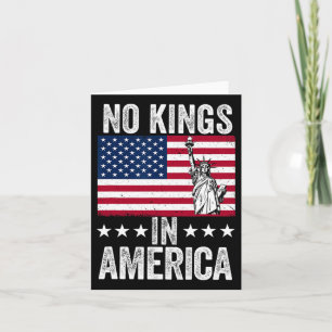 Keine Könige in Amerika - Flag-Protest Rettete Dem Karte