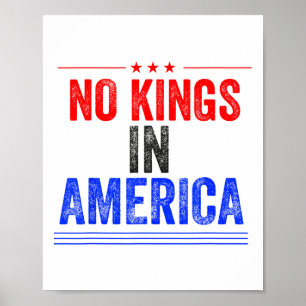 Keine Könige in Amerika - Flag Protest Rettete Dem Poster