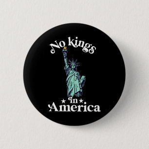 Keine Könige in Amerika Flaggenprotest Rettete Dem Button