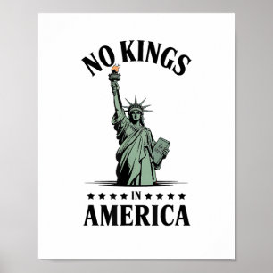 Keine Könige in Amerika Freiheitsstatue Poster