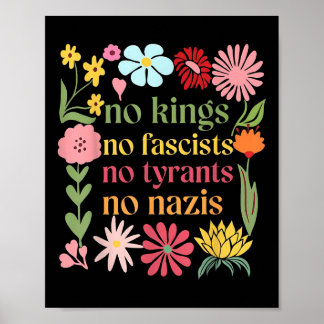 Keine Könige in Amerika Keine Faschisten Wir Das V Poster