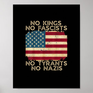 Keine Könige In Amerika Keine Faschisten Wir Das V Poster