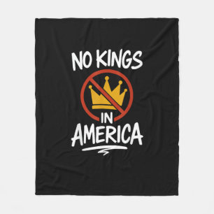 Keine Könige in Amerika Keine Krone Minimal Sauber Fleecedecke
