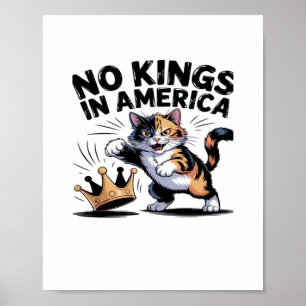 Keine Könige In Amerika Klassisch Einfach Sauber Poster