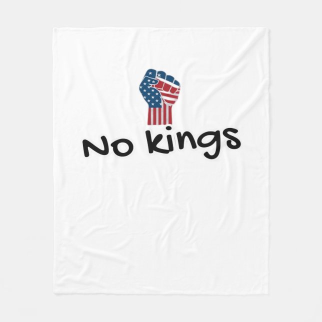 Keine Könige in Amerika Klassisch Minimal Sauber Fleecedecke (Vorderseite)