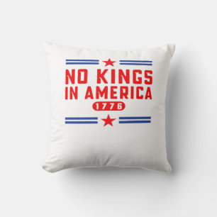 Keine Könige in Amerika Klassisch Minimal Sauber Kissen