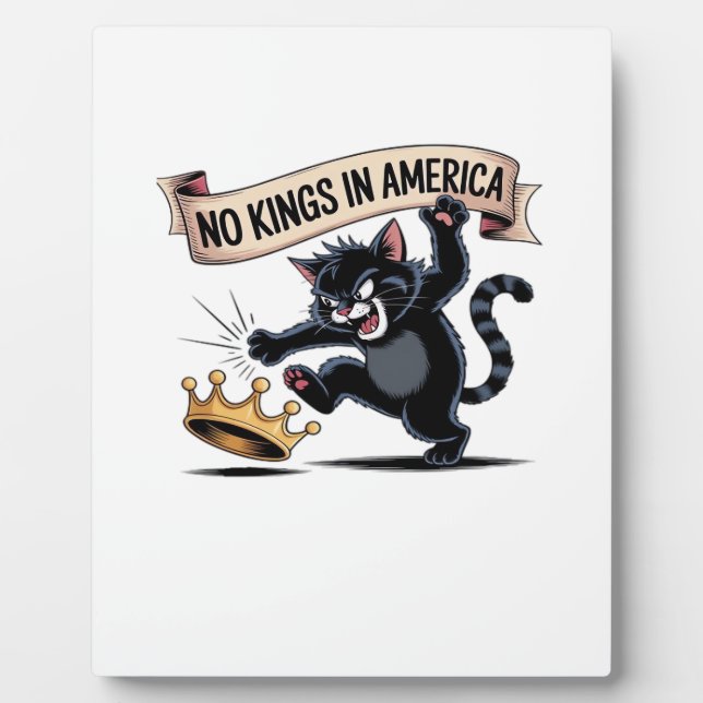 Keine Könige in Amerika Klassischer Kreativer Stil Fotoplatte (Vorderseite)