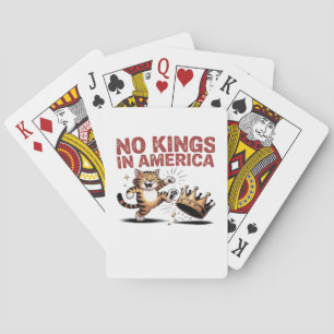 Keine Könige in Amerika Klassisches Ästhetik-Desig Spielkarten
