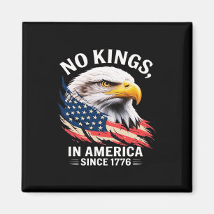Keine Könige In Amerika Klassisches Retro-Grafikde Magnet
