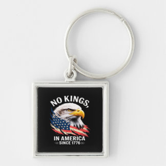Keine Könige In Amerika Klassisches Retro-Grafikde Schlüsselanhänger