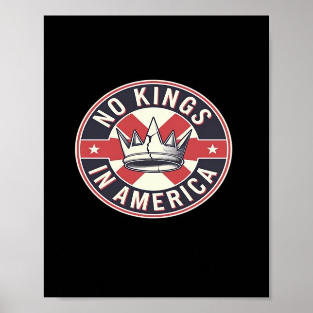 Keine Könige in Amerika Kreativer Stil Poster (Vorne)