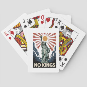 Keine Könige in Amerika Liberitätsstatus USA Demok Spielkarten