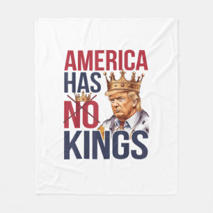 Keine Könige In Amerika Lustig Amerika Hat Keinen  Fleecedecke