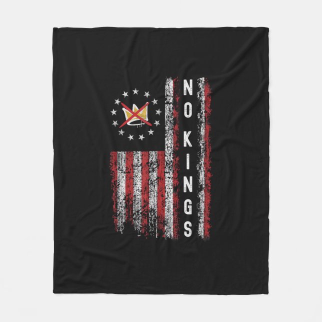 Keine Könige In Amerika Minimal Clean Fleecedecke (Vorderseite)
