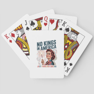 Keine Könige in Amerika, nur famulose Queens Pride Spielkarten