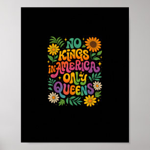 Keine Könige In Amerika Nur Queens Lustig Queer Sc Poster