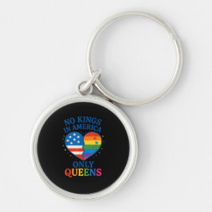 Keine Könige in Amerika, nur Queens Lustige Queer  Schlüsselanhänger