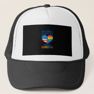Keine Könige in Amerika, nur Queens Lustige Queer  Truckerkappe