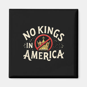 Keine Könige in Amerika Patriotic USA Freiheit Des Magnet