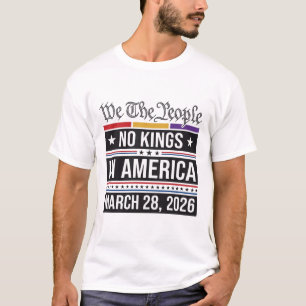 Keine Könige in Amerika Patriotisches Protest-Shir T-Shirt