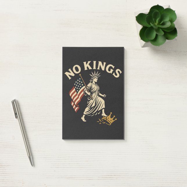 Keine Könige in Amerika Post-it Klebezettel (Büro)