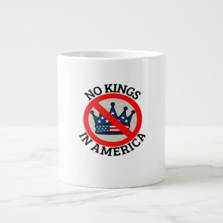 Keine Könige In Amerika Retro Klassiker Jumbo-Tasse