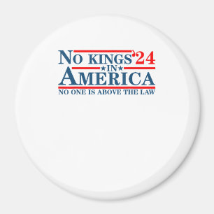 Keine Könige In Amerika Retro Klassiker Magnet