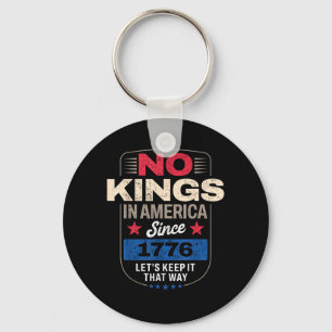 Keine Könige In Amerika Retro Klassiker Schlüsselanhänger