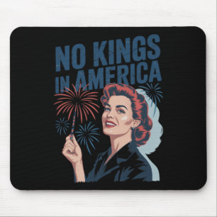 Keine Könige in Amerika Retro USA Mousepad