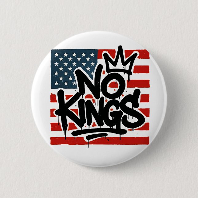 Keine Könige in Amerika Rettete Demokratie - ich v Button (Vorderseite)