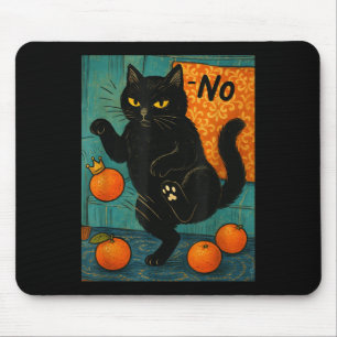 Keine Könige in Amerika Schwarze Katze Politisch A Mousepad