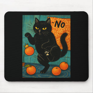 Keine Könige in Amerika schwarze Katze politischer Mousepad
