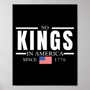 Keine Könige in Amerika seit 1776 4. Juli Frauen Poster