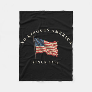 Keine Könige in Amerika seit 1776 amerikanische Fl Fleecedecke