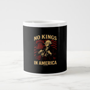Keine Könige in Amerika seit 1776 Anti-Donald Trum Jumbo-Tasse