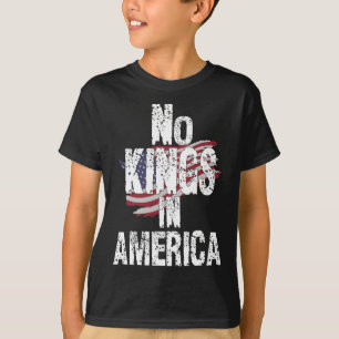 Keine Könige in Amerika seit 1776 Flagge in den US T-Shirt