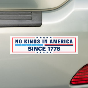 Keine Könige in Amerika seit 1776 gegen Trump Autoaufkleber