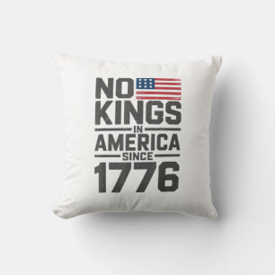 Keine Könige in Amerika seit 1776 Kreatives Design Kissen