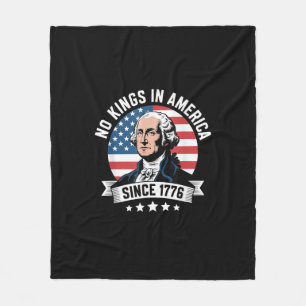 Keine Könige in Amerika seit 1776 Lustige Freiheit Fleecedecke