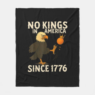 Keine Könige in Amerika seit 1776 Lustige Freiheit Fleecedecke