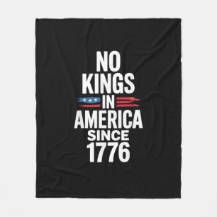 Keine Könige in Amerika seit 1776 Minimal Sauber Fleecedecke